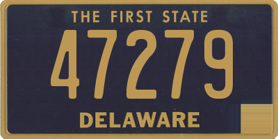 DE license plate 47279