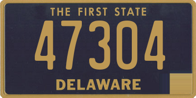 DE license plate 47304