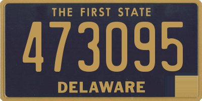 DE license plate 473095