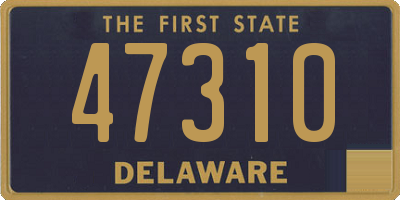 DE license plate 47310