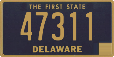 DE license plate 47311