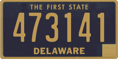 DE license plate 473141