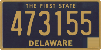 DE license plate 473155