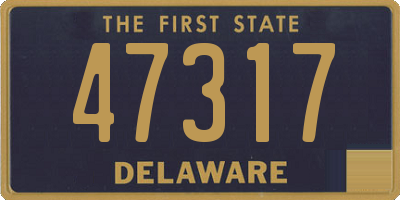 DE license plate 47317