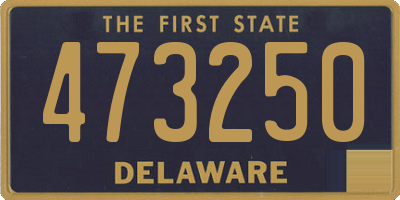 DE license plate 473250