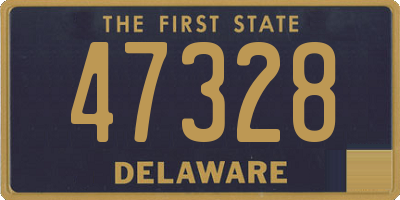 DE license plate 47328