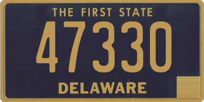 DE license plate 47330