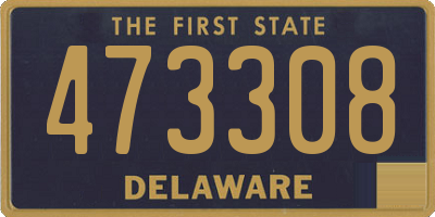 DE license plate 473308