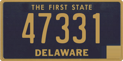 DE license plate 47331