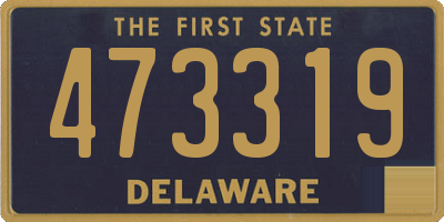 DE license plate 473319