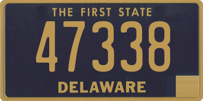 DE license plate 47338