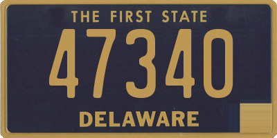 DE license plate 47340