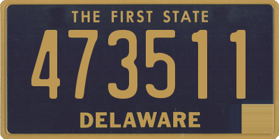 DE license plate 473511