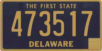 DE license plate 473517