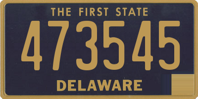 DE license plate 473545
