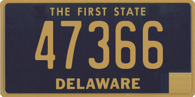 DE license plate 47366