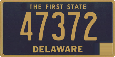 DE license plate 47372