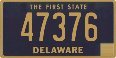 DE license plate 47376