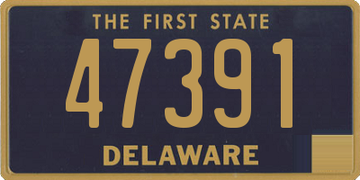 DE license plate 47391