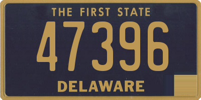 DE license plate 47396