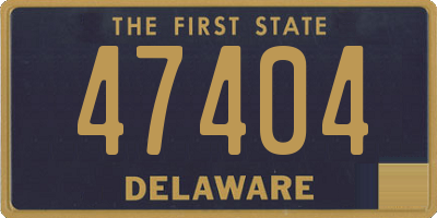 DE license plate 47404