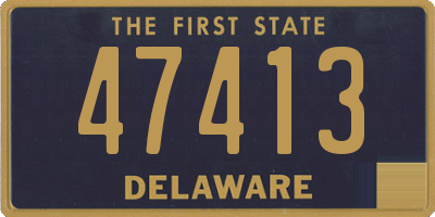 DE license plate 47413