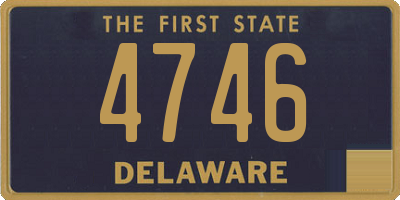 DE license plate 4746