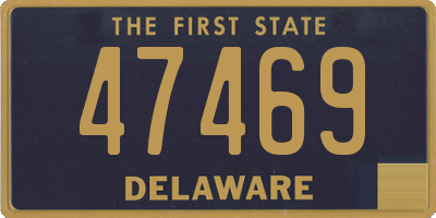 DE license plate 47469