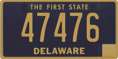 DE license plate 47476