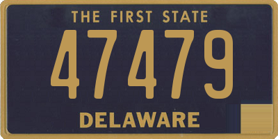 DE license plate 47479