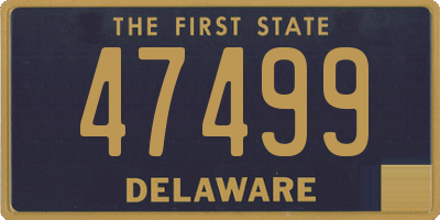 DE license plate 47499