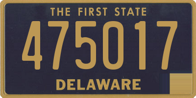 DE license plate 475017