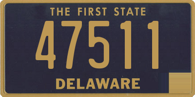 DE license plate 47511