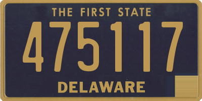 DE license plate 475117