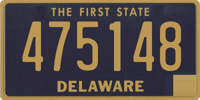 DE license plate 475148