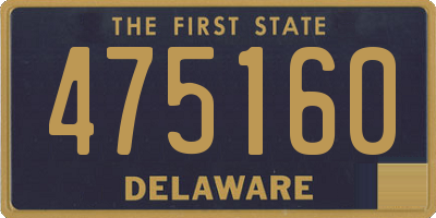 DE license plate 475160