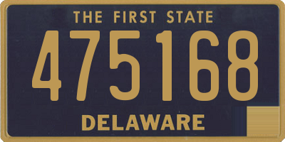DE license plate 475168