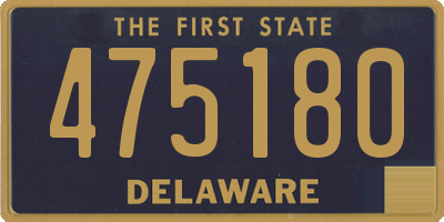 DE license plate 475180