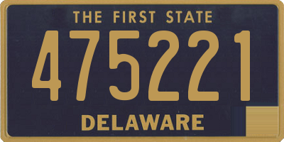 DE license plate 475221