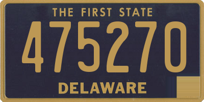 DE license plate 475270