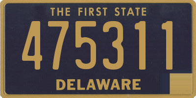 DE license plate 475311
