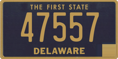 DE license plate 47557