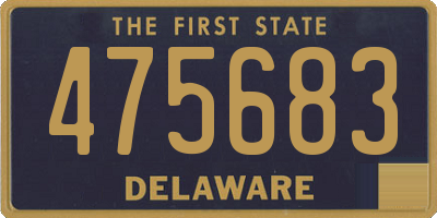 DE license plate 475683