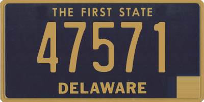 DE license plate 47571