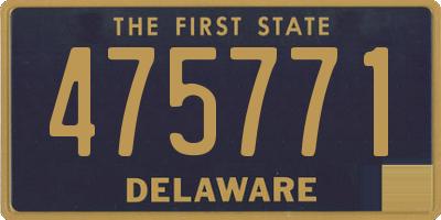 DE license plate 475771