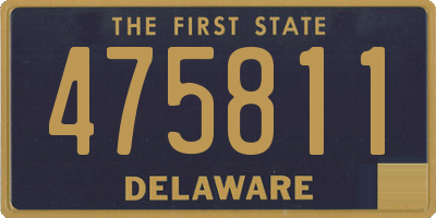 DE license plate 475811