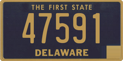 DE license plate 47591