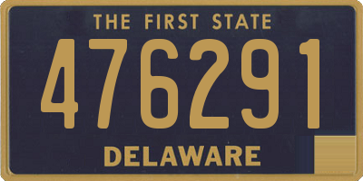 DE license plate 476291