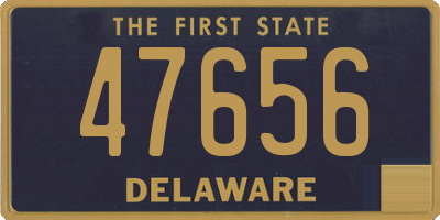 DE license plate 47656