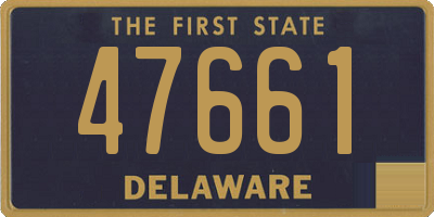 DE license plate 47661